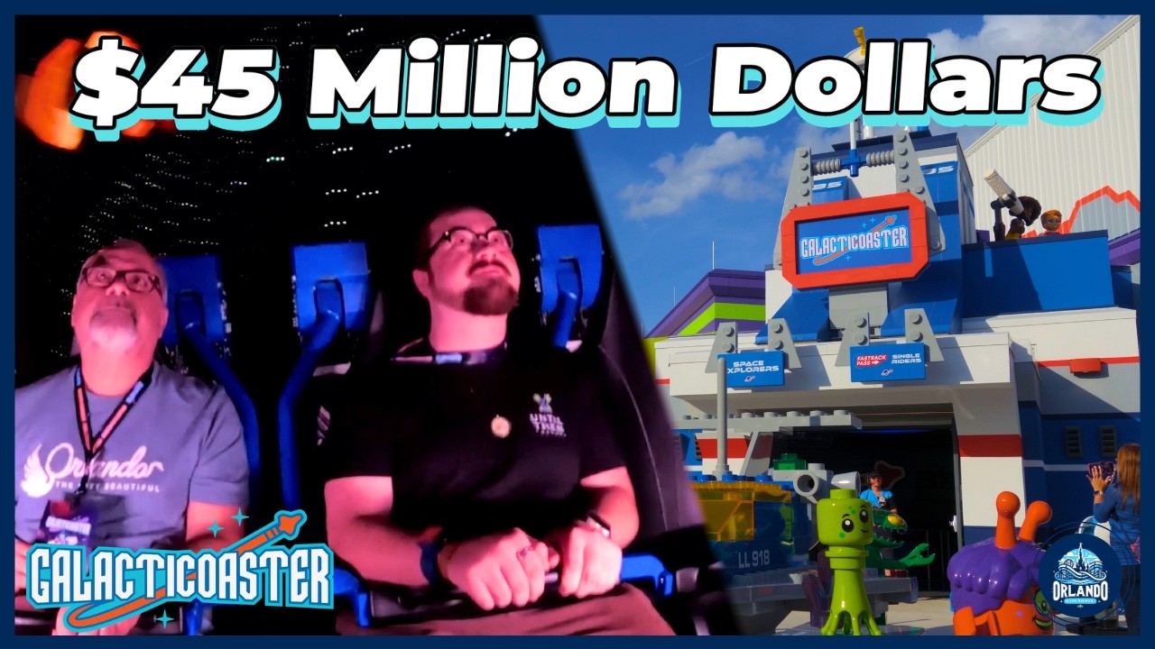 We Got to Ride Galacticoaster at Legoland Florida! First Impressions and POV!