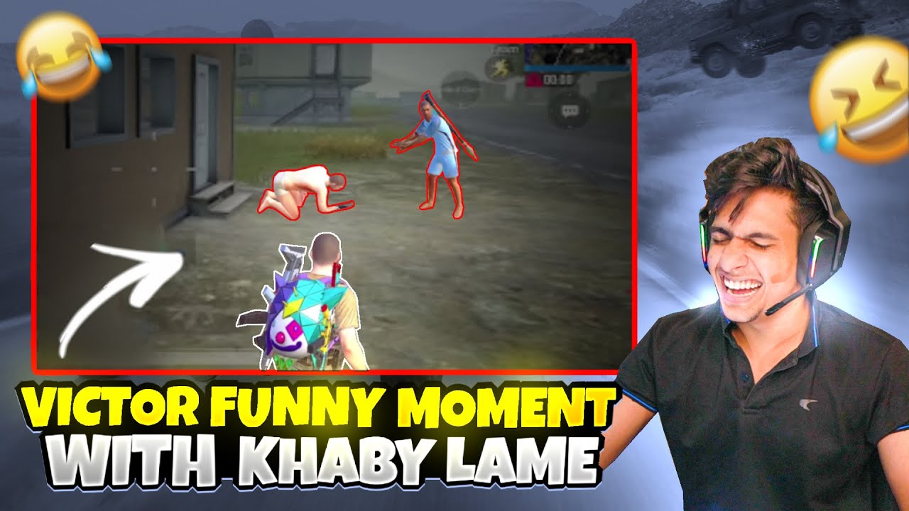 😱 Victor Most Funniest Moments With Khabby Lame in PUBG Mobile - Victor Top Funny Moments in PUBG
