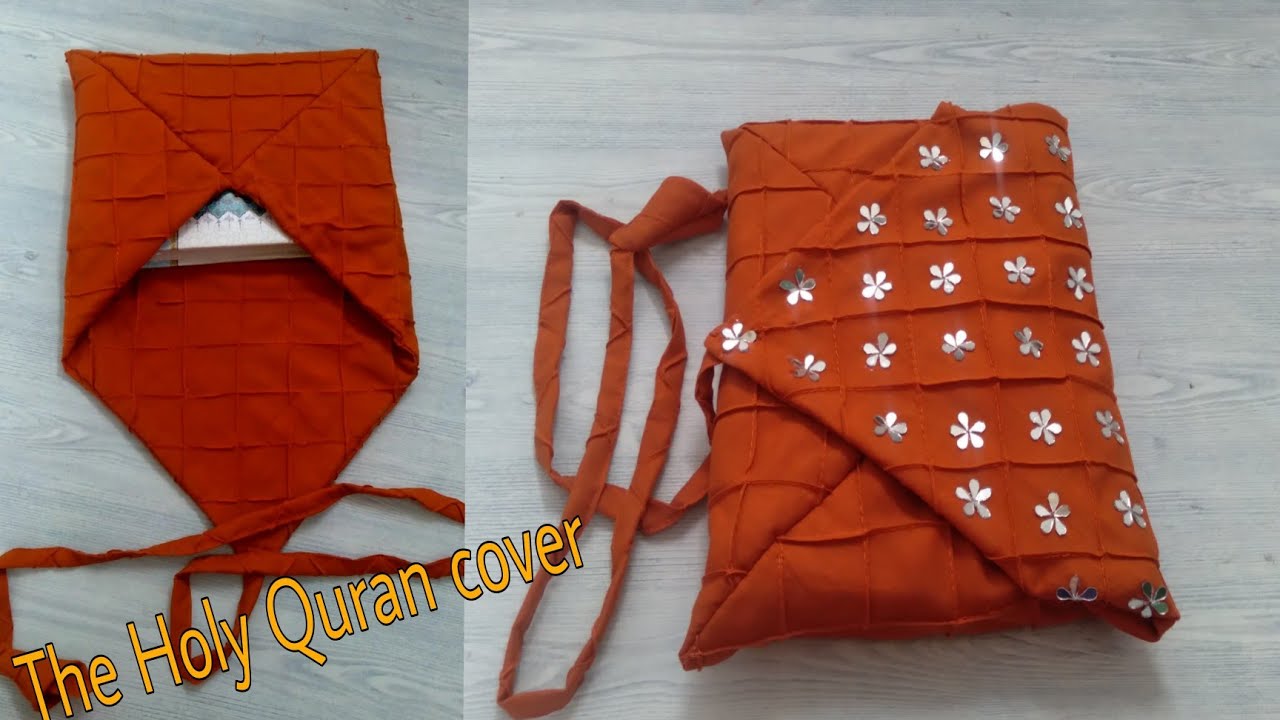 purane cover se new Quran sharif ka cover banane ka ekdam naya tarika/ the holy Quran cover ❤ /cover