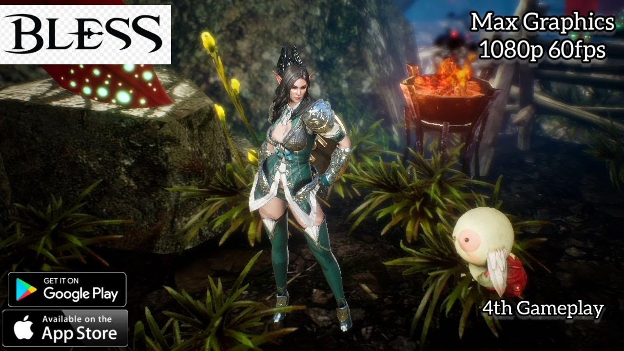 Bless Mobile Gameplay (4) (Max Graphics 1080p 60fps) Android/iOS