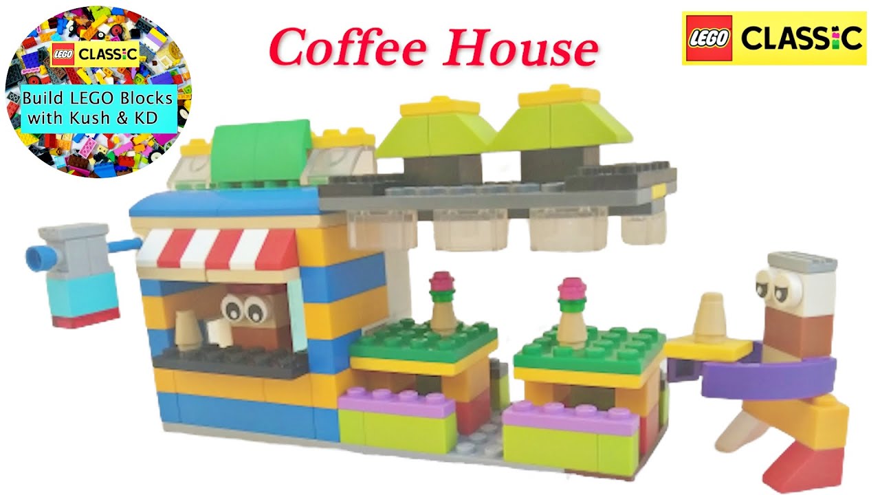 LEGO Coffee House with LEGO Classic 10715 || MOC|| Building Instructions (LEGO Store -01)