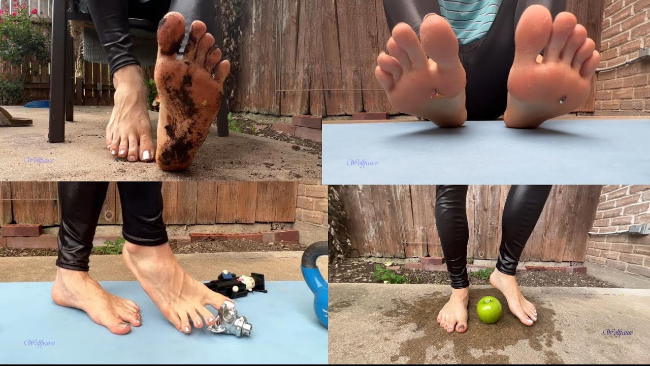 Rose Sparkle Pedicure Foot Model -dirtyfeet & Giantess
