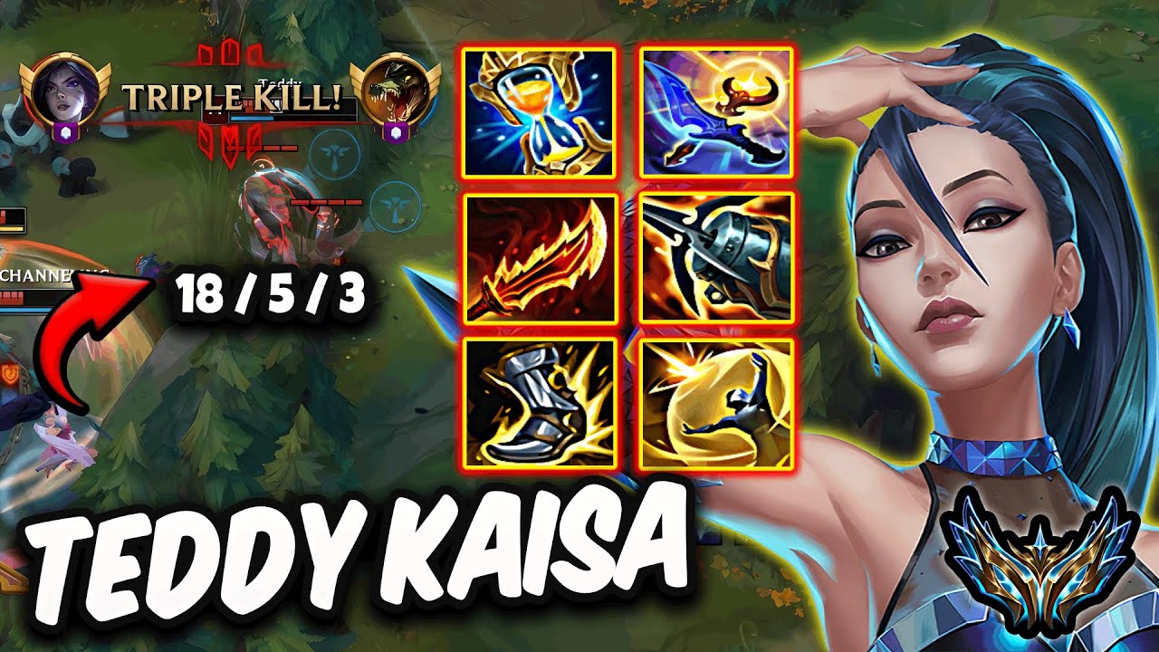 Kaisa vs Ziggs ADC ( TEDDY ) Korea Challenger 1378 LP | Patch 26.2