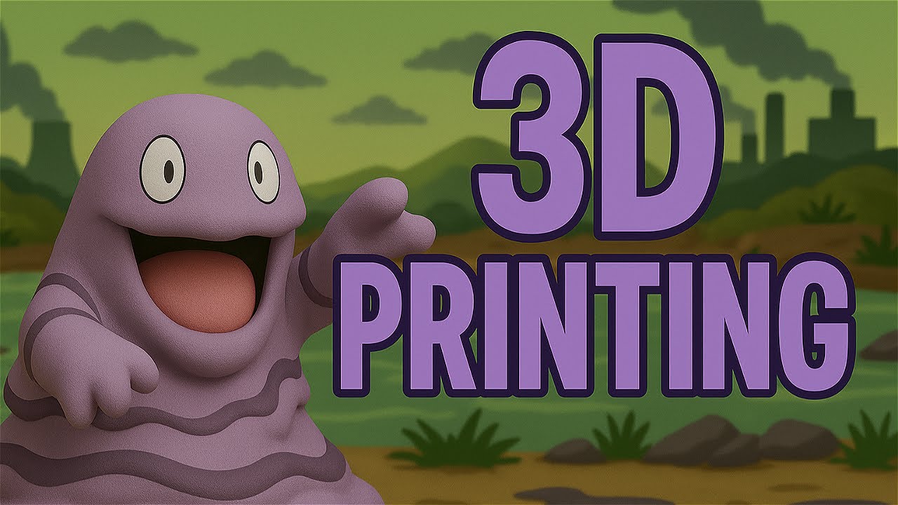 Grimer Pokémon | 3D Print & Paint Process | Impresión y Pintura en 3D