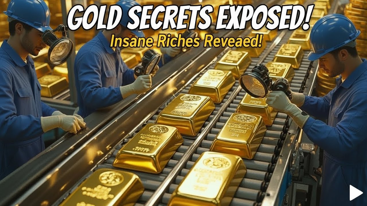 Inside a Gold Refinery How Raw Rock Becomes Pure 24K Gold Bars