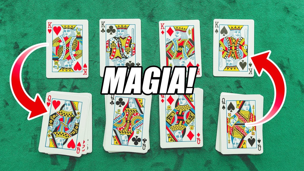UNA MAGIA FACILISSIMA CON LE CARTE (Il gioco dei re e delle donne) / Principianti