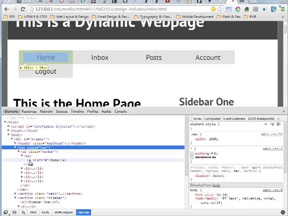 MAD9013 - Chrome Dev Tools