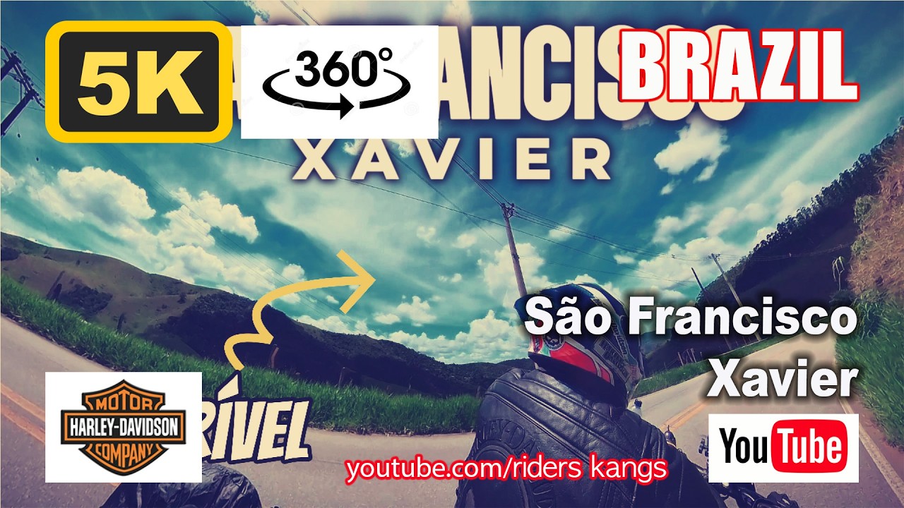 [4K 360º 60fps] Visão 360 grau Rod. Monteiro Lobato