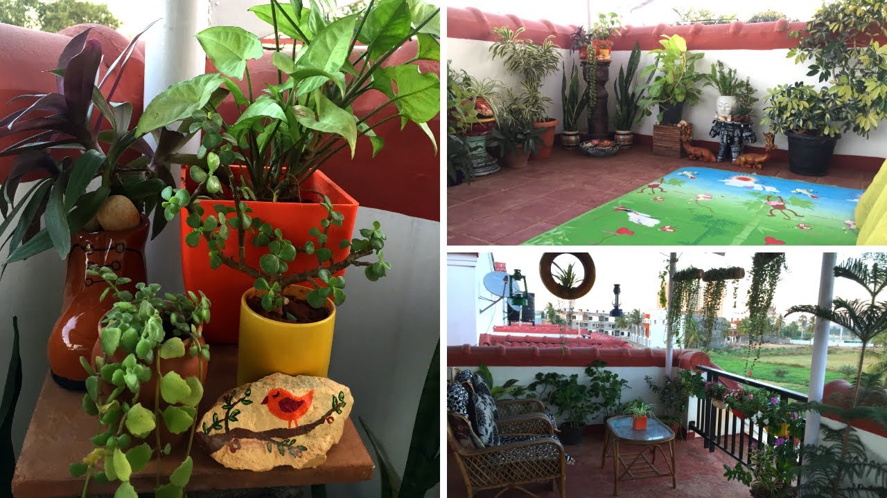 Terrace Garden Makeover||Terrace garden Tour||Balcony Organization Ideas||Backyard Gardening