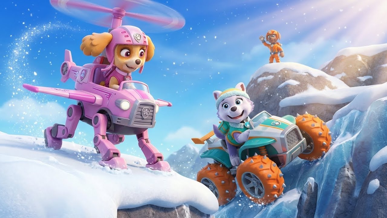 PAW Patrol: Rescue Wheels – The High-Altitude Oxygen Dash! 🏔️💨|Everest & Skye’s Monster Peak Rescue!