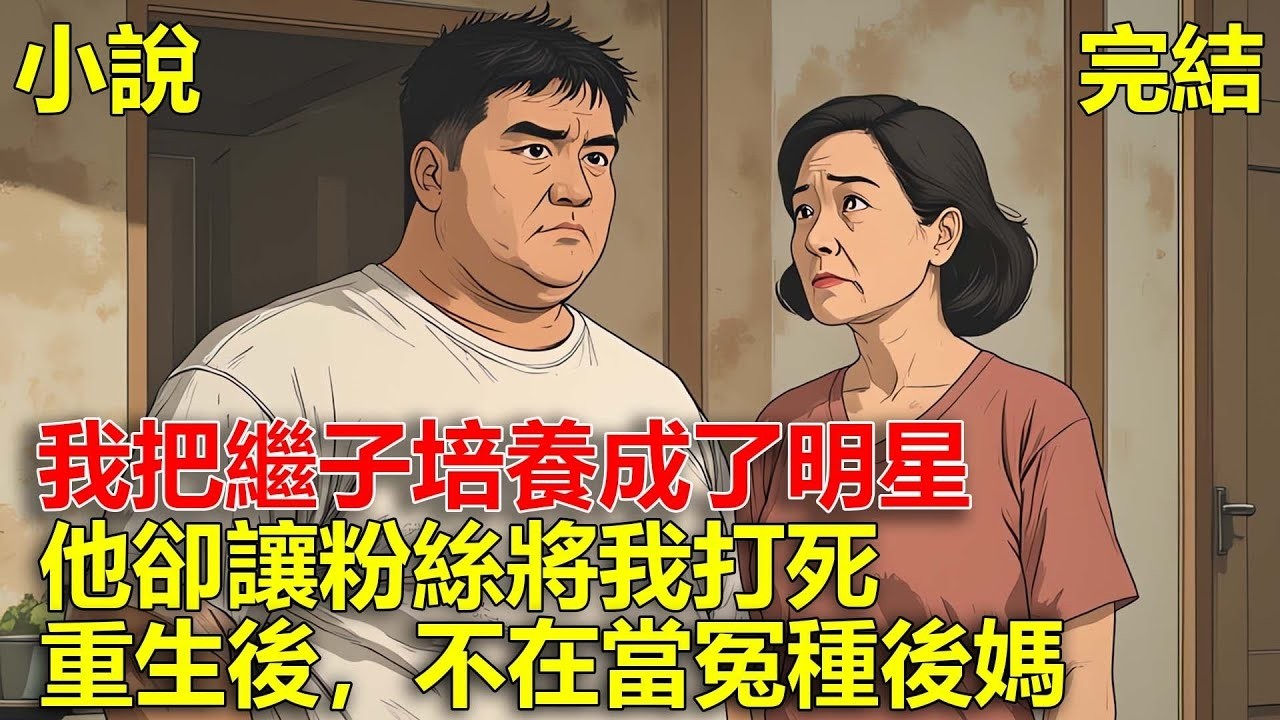 我把繼子培養成了明星，結果採訪的時候，他說我不讓他吃飽飯，害我被他粉絲打死，重生後，不在當冤種後媽！