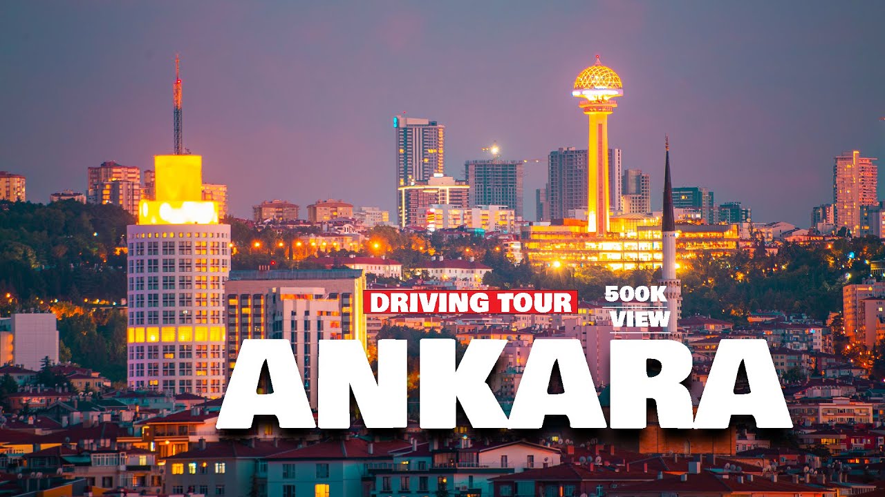 Driving Tour of Ankara,Turkey