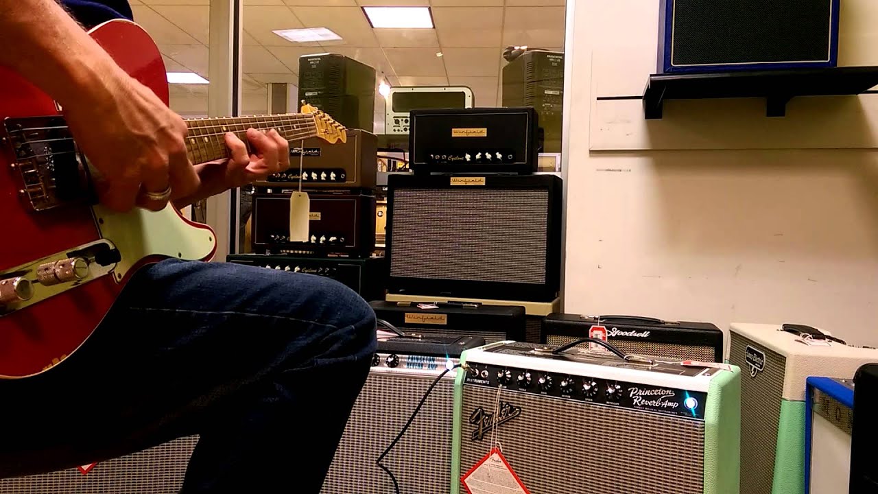 68 Fender Princeton Reverb custom Versus 65 Fender Princeton with Celestion Greenback