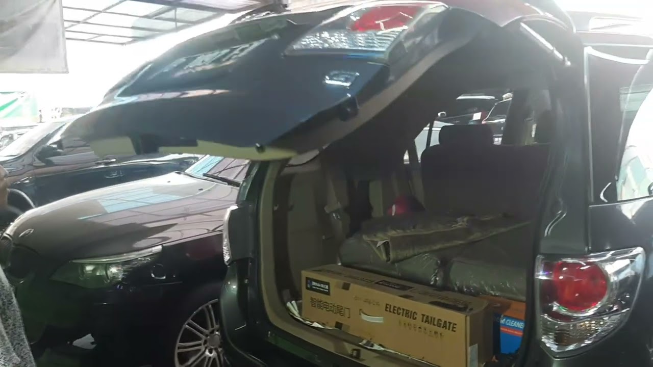 Hasil Pemasangan Power Back Door / Electric Tailgate Fortuner 2009-2015 || Plug and Play