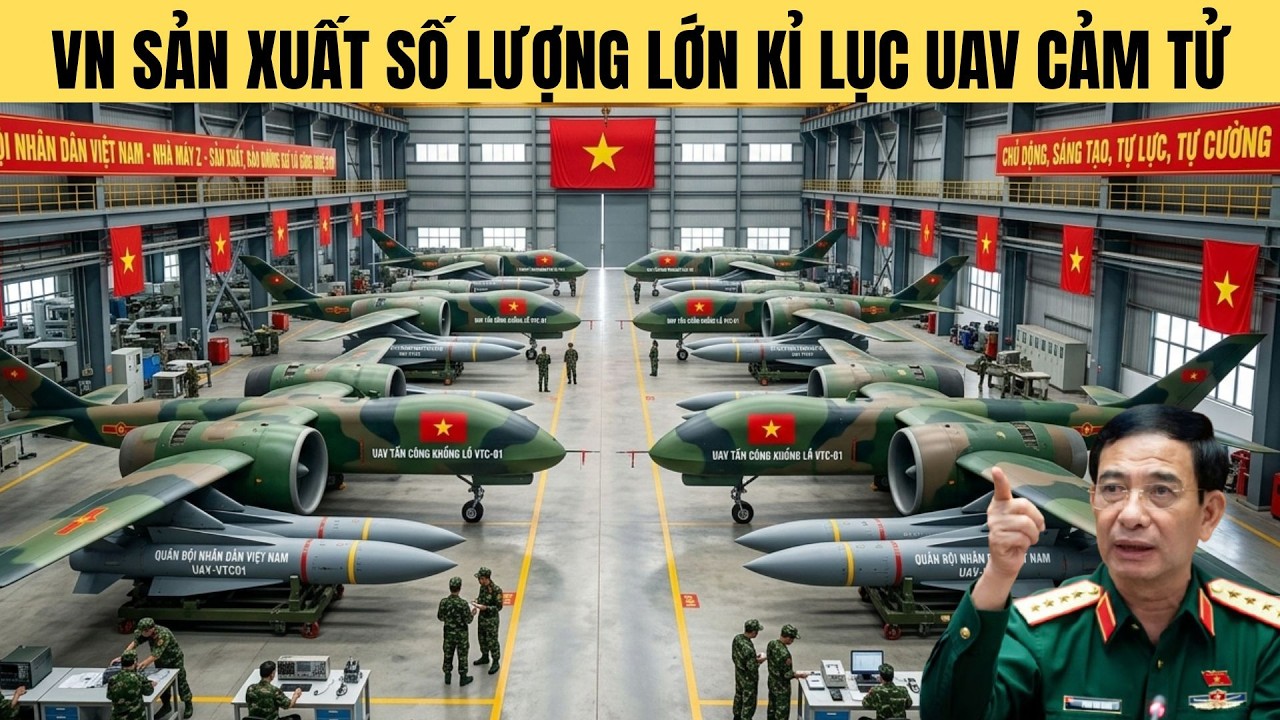 UAV “Mắt Thần” cảm tử VN sản xuất quy mô công nghiệp lớn chưa từng có