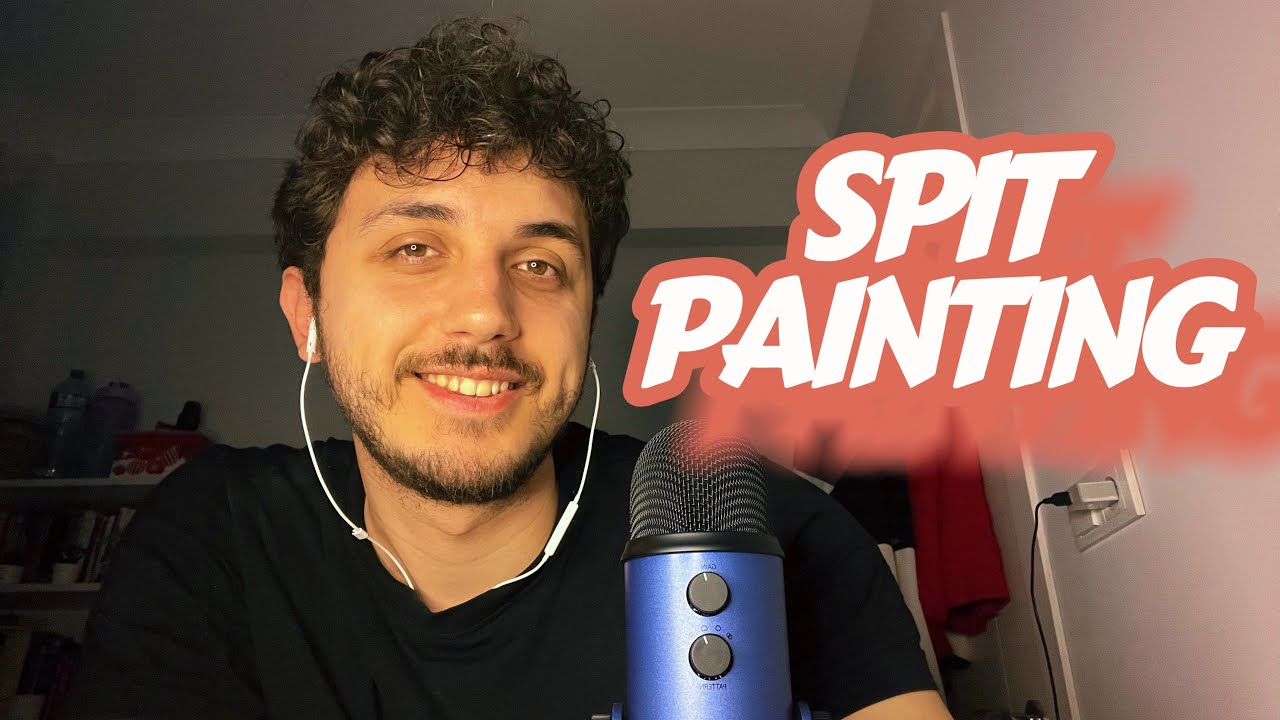 YOĞUN AĞIZ SESLERİ VE SPIT PAINTING EŞLİĞİNDE YÜZÜNE DOKUNUYORUM 😴~ MOUTH SOUNDS ~TÜRKÇE ASMR
