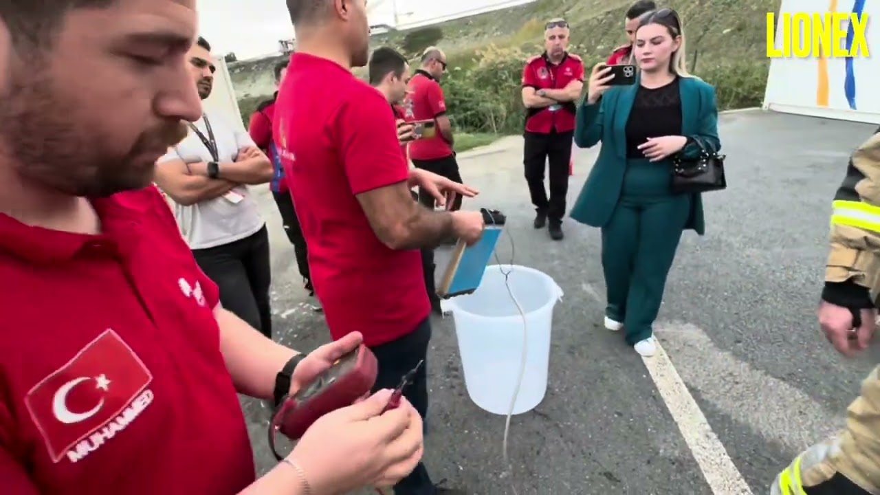 Lionex Lityum batarya yangınları için üretilmiş organik kimyasaldır, ekolojiktir.