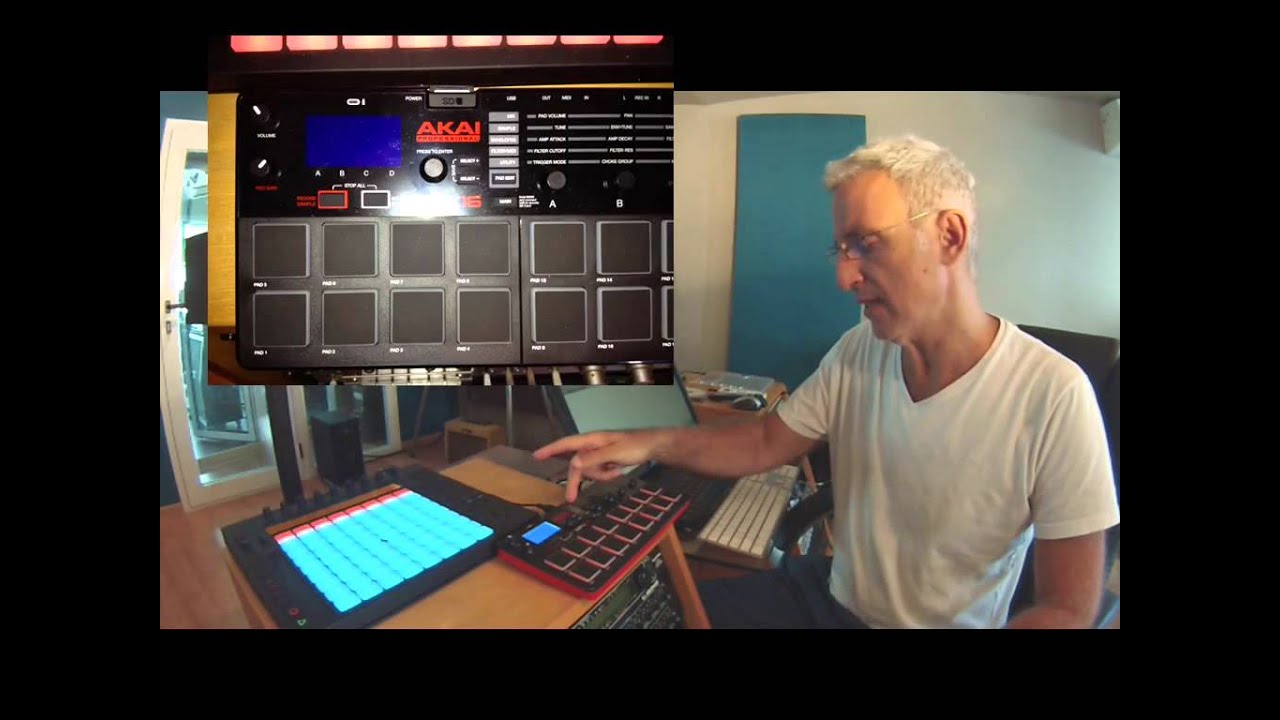 Mario Siperman LFC - Presentando el nuevo AKAI MPX16