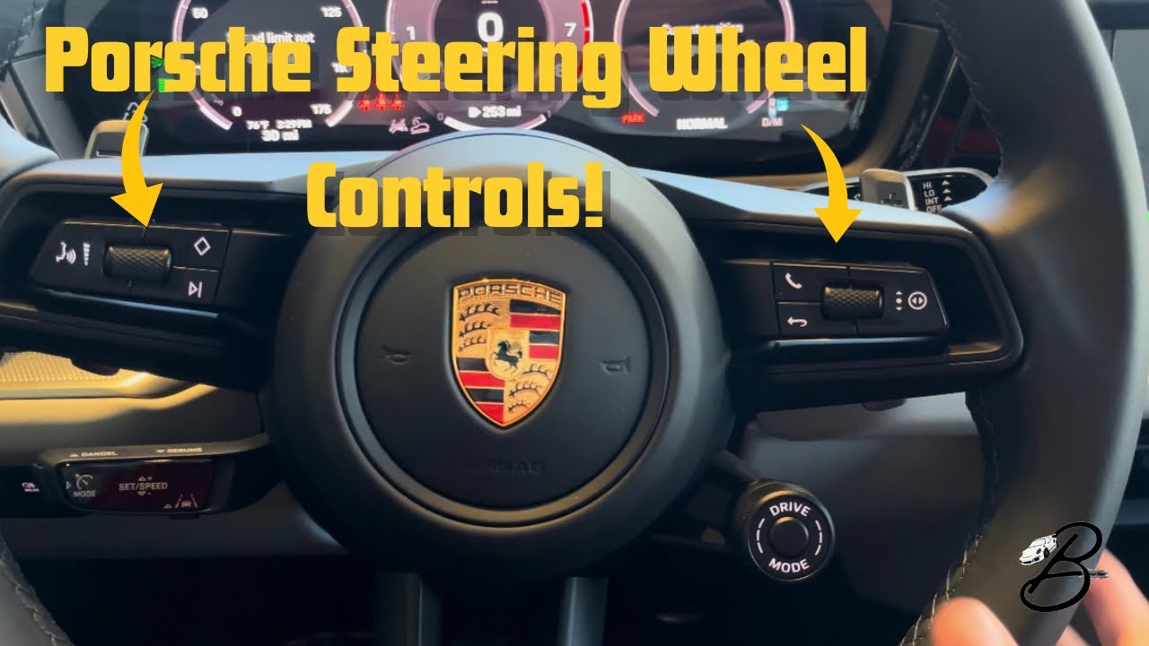 How to use Porsche Steering wheel controls!