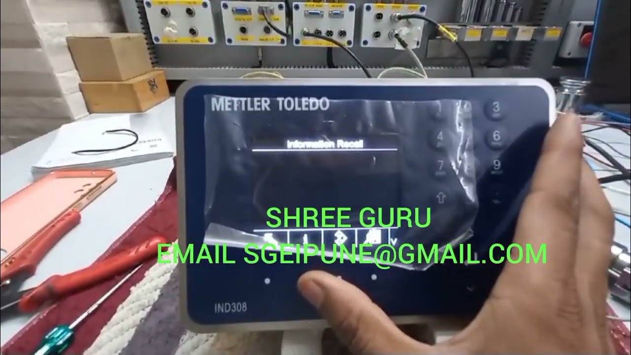 IND308 BAGGING CONTROLLER METTLER TOLEDO INDIA HOPPER APPLICATION CALIBRATION PROCESS WORKING