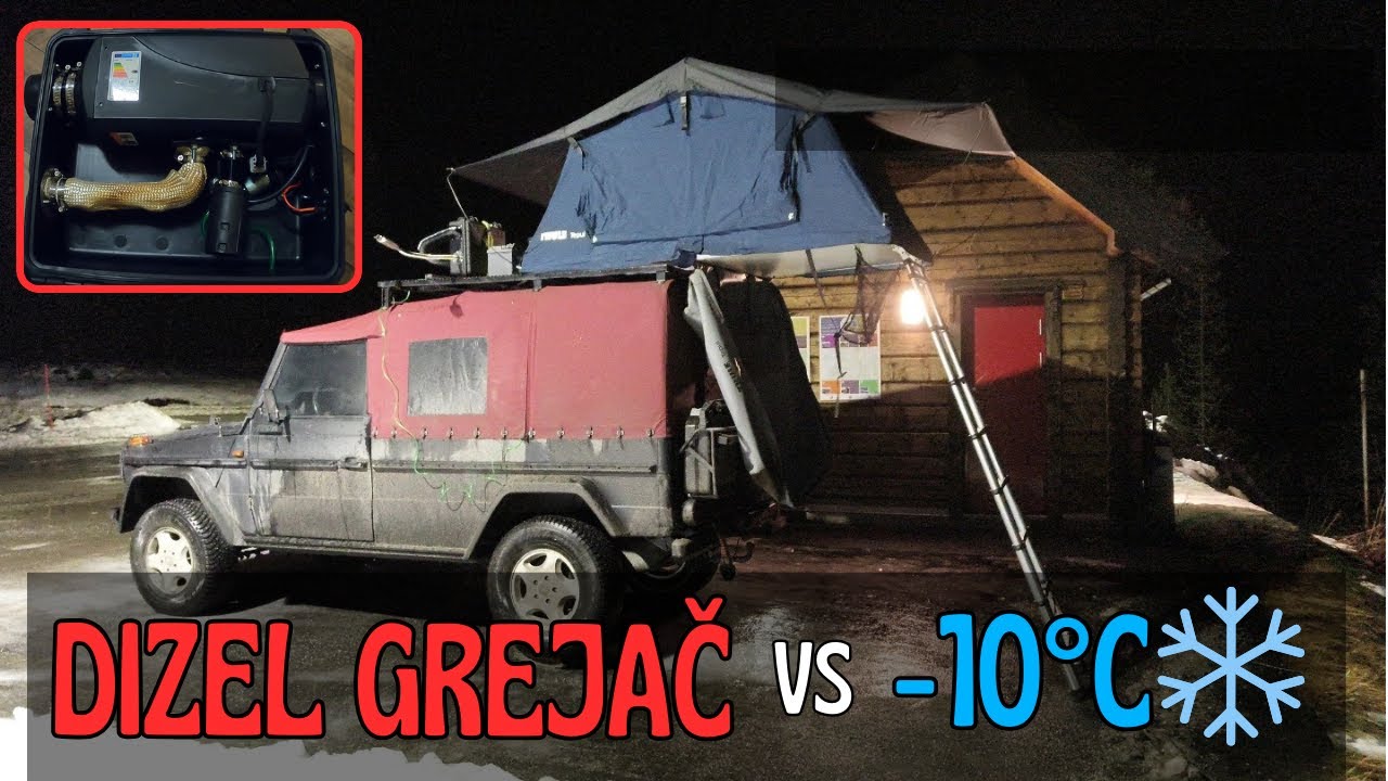 ❄️ POKUŠAO SAM DA PRESPAVAM U KROVNOM ŠATORU NA -10°C!