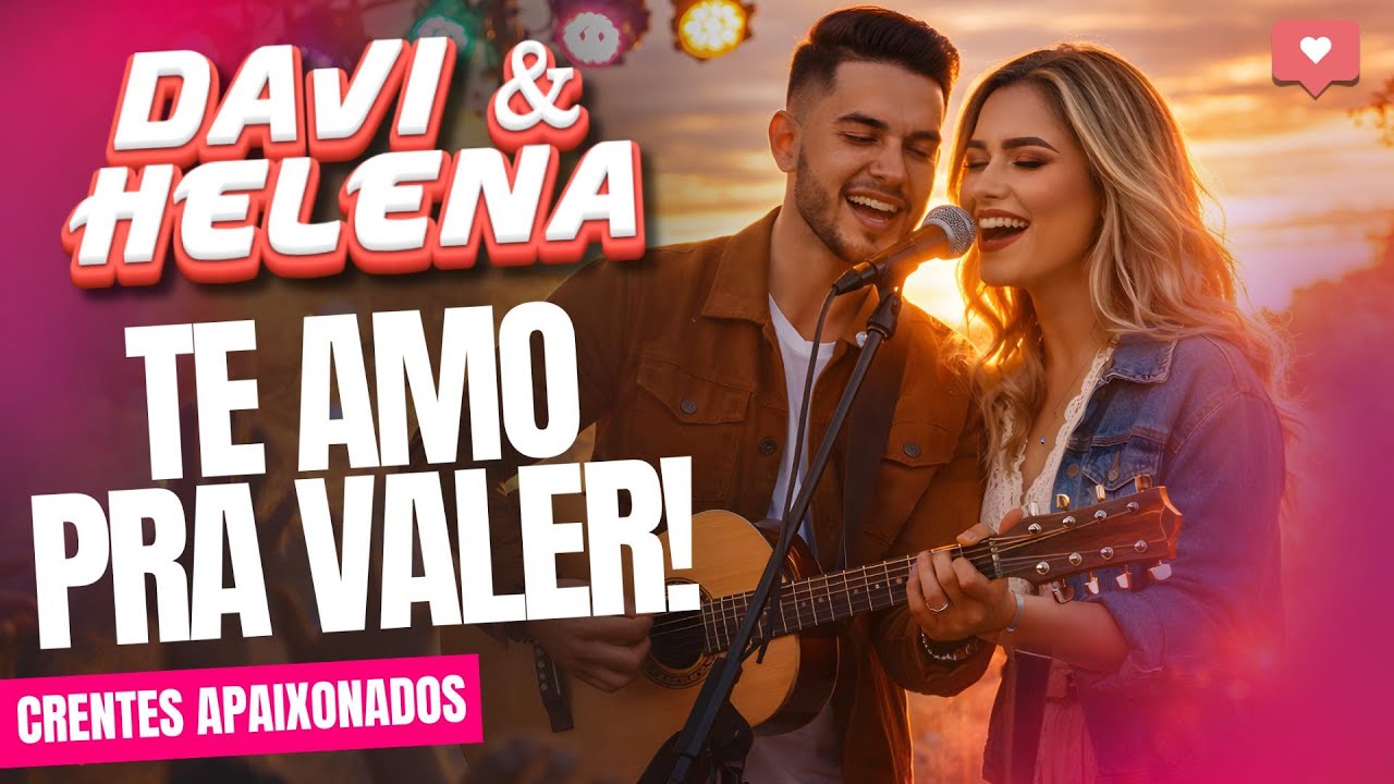 SERTANEJO GOSPEL 2026 - Te Amo Pra Valer | DAVI & HELENA ✝️ Música Sertaneja de Deus para Casal