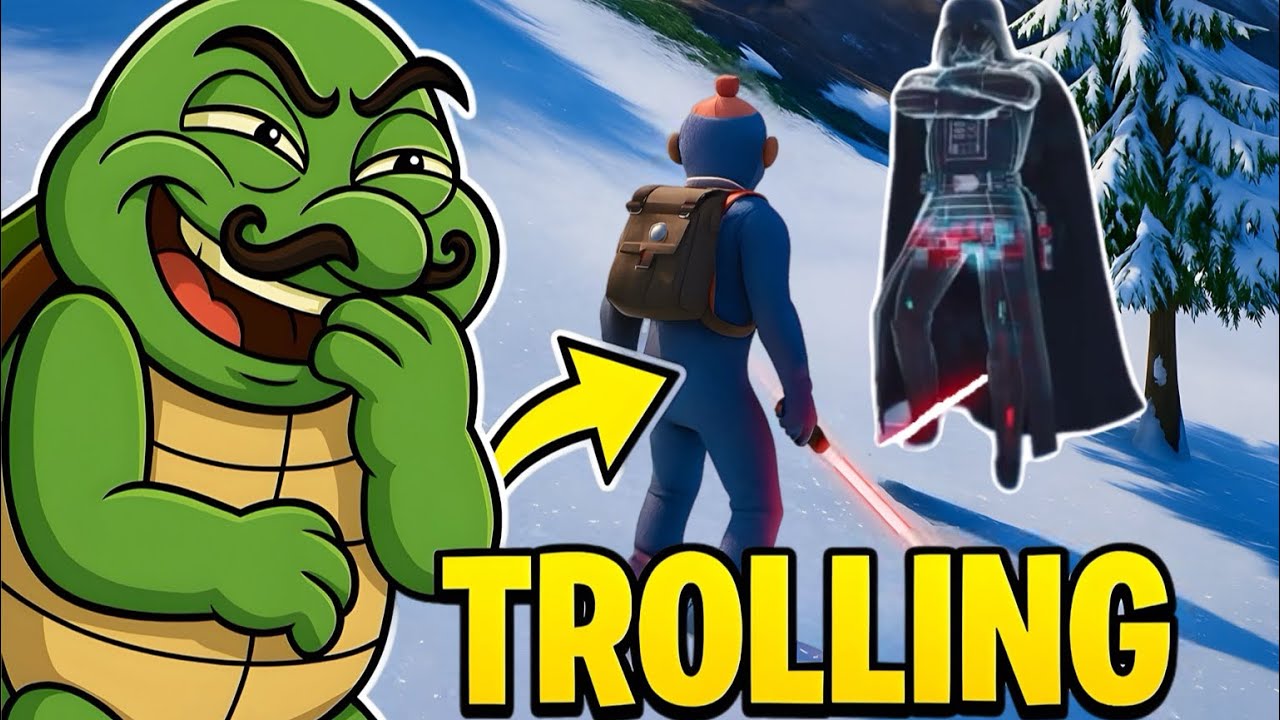 RAGEBAITING AI DARTH VADER ON FORTNITE