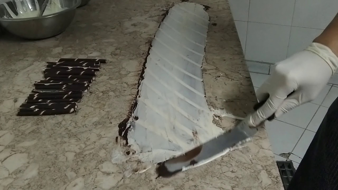 Tutorial membuat chocolate stick astor