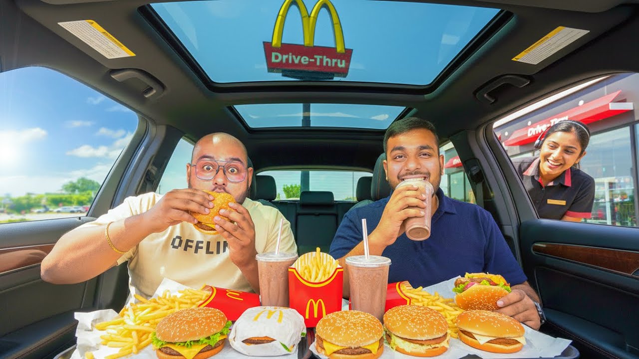 McDonald's Meal Eating Challenge | McDonald's Drive Thru Challenge | Viwa Food World