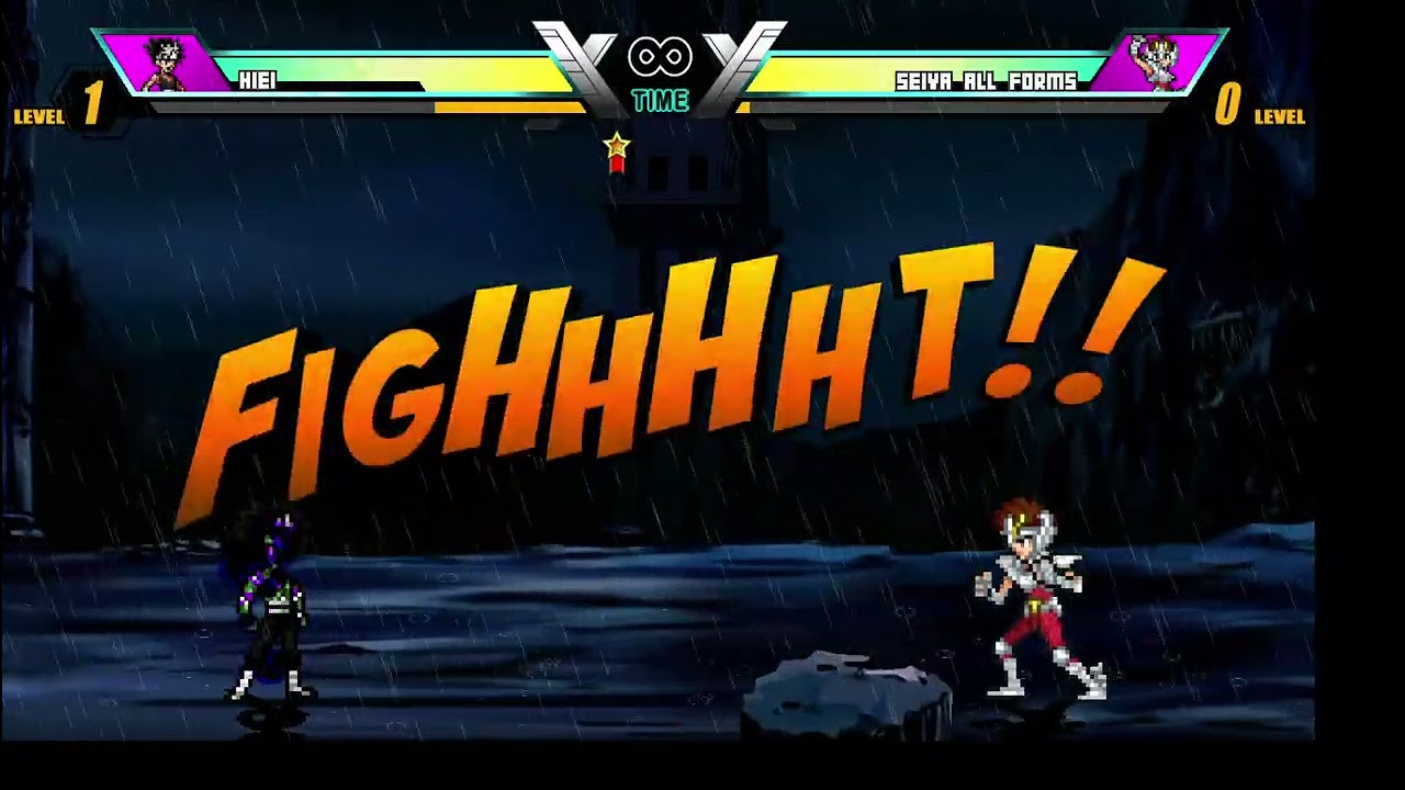 Hiei Vs Seiya all form Jump Force Mugen V2