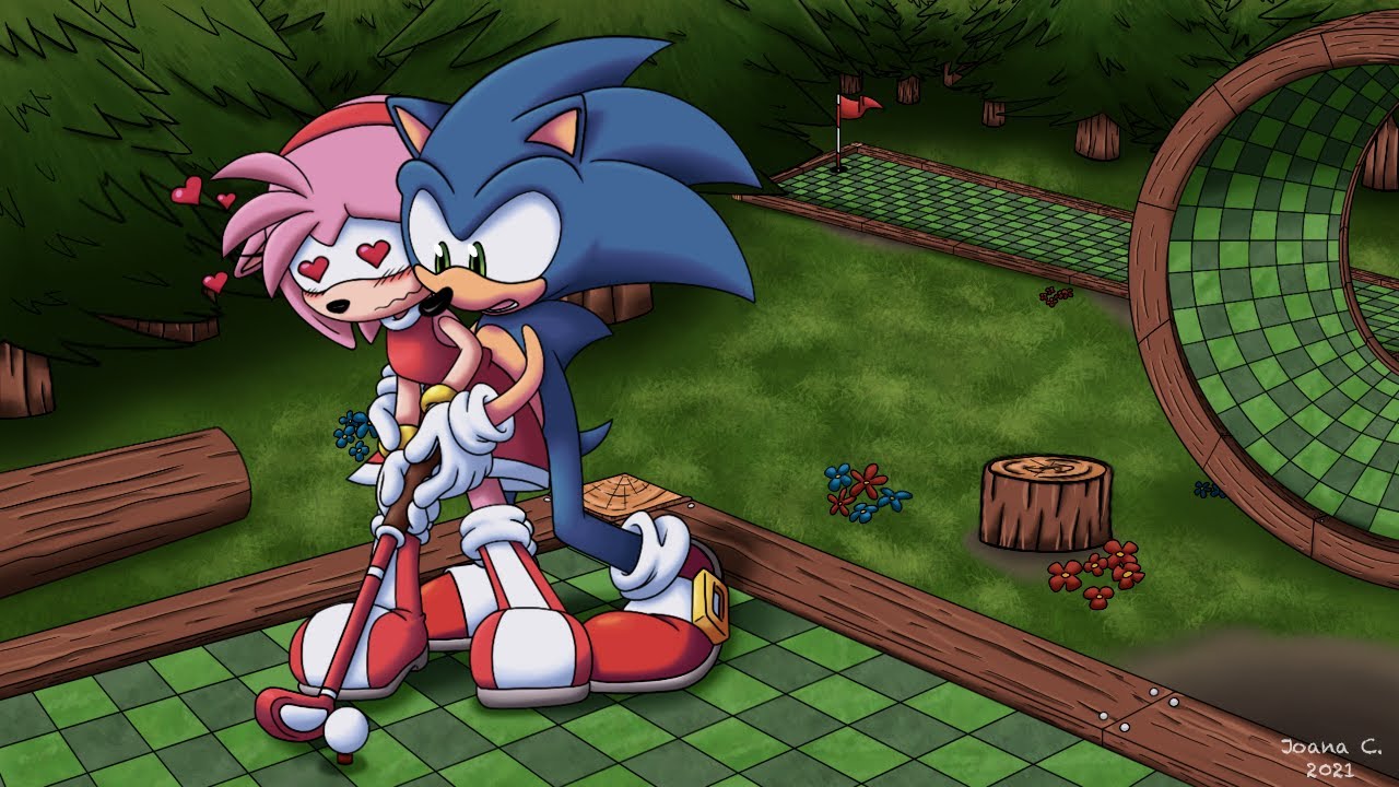 SONIC & AMY VALENTINES DAY SPECIAL! Golf With Friends!