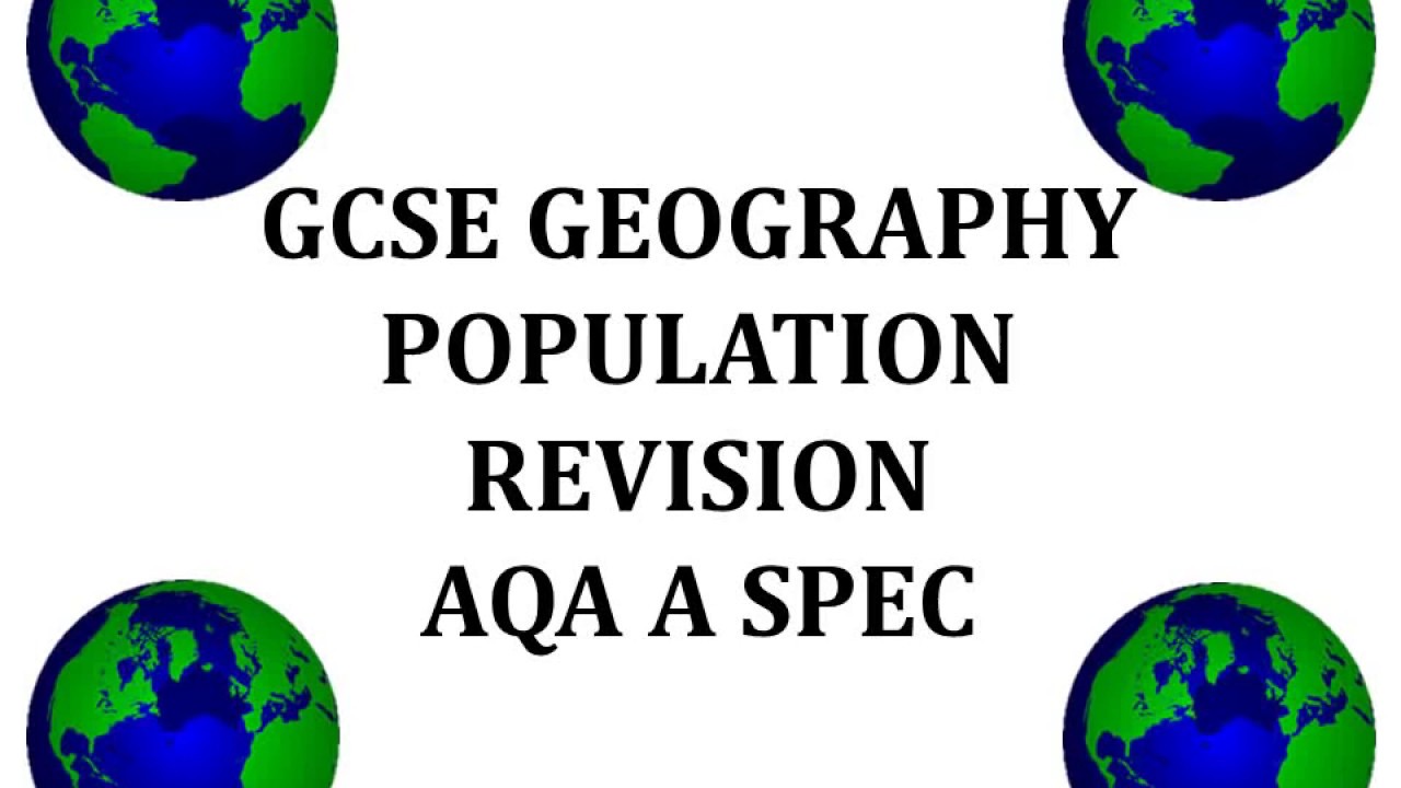 GCSE population revision AQA