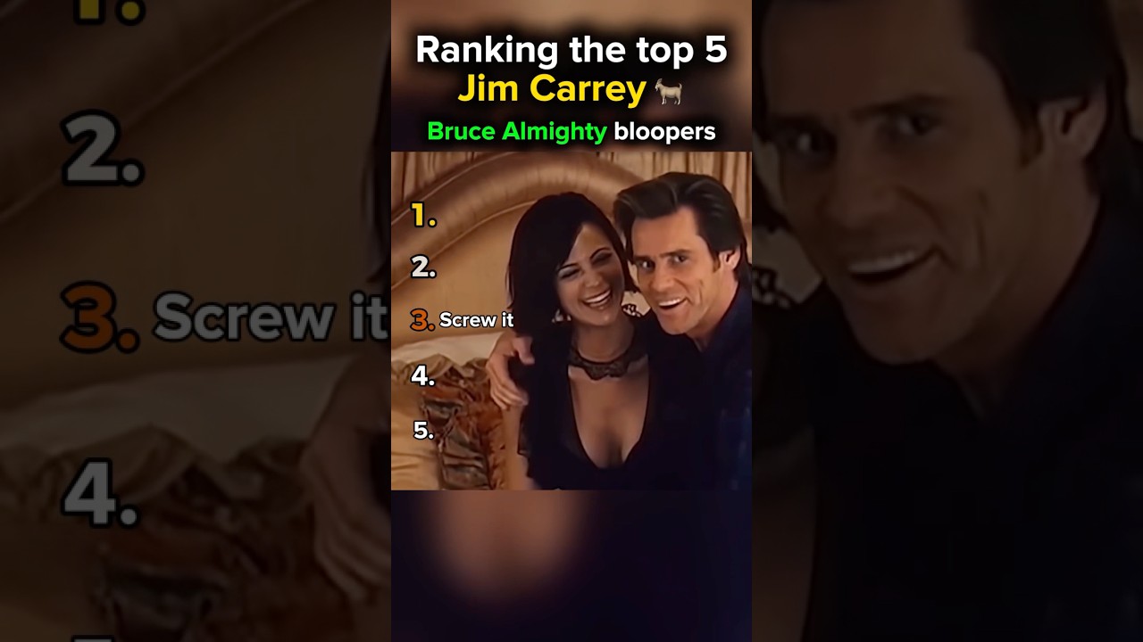 Ranking top5 Bruce almighty bloopers #jimcarrey #brucealmighty #top5