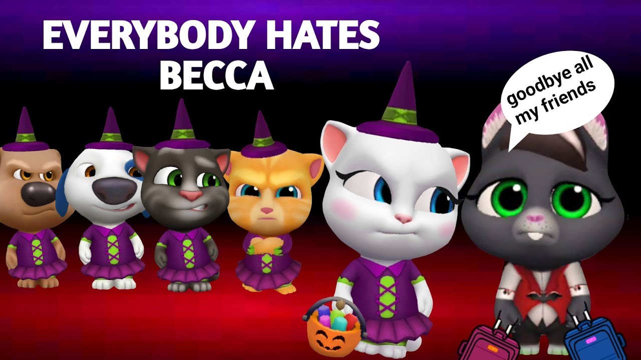My Talking Tom Friends - AMONG US - EVERYBODY HATES BECCA - R.I.P BECCA
