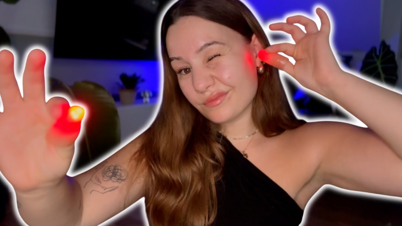 [ASMR] Mouth Sounds + Magic Finger Lights ✨| ASMR Marlife