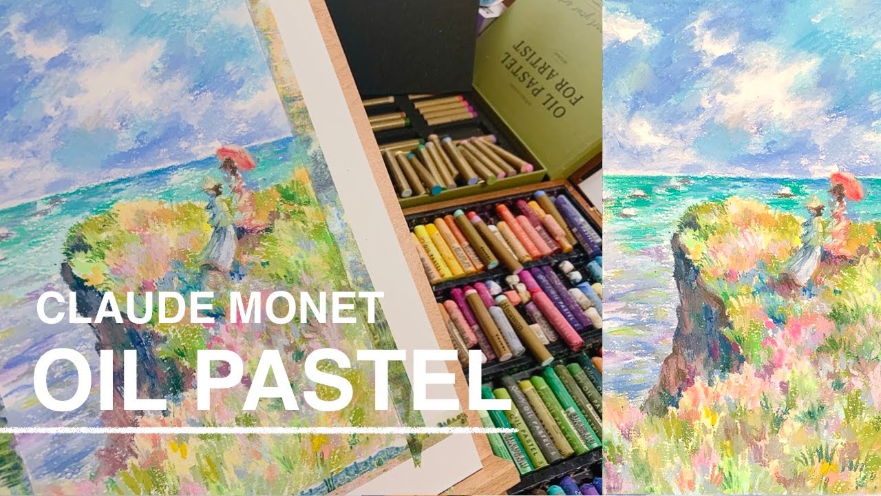 오일파스텔 명화 그리기/ 클로드 모네/ Claude Monet/ Oil Pastel Painting