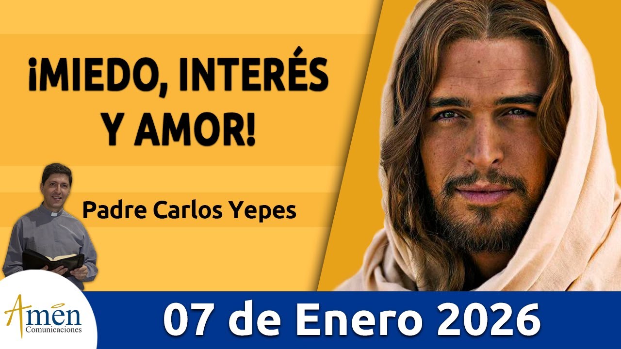Evangelio De Hoy, Miercoles 07 Enero 2026 #PadreCarlosYepes l Marcos 6, 45-52 #Evangelio