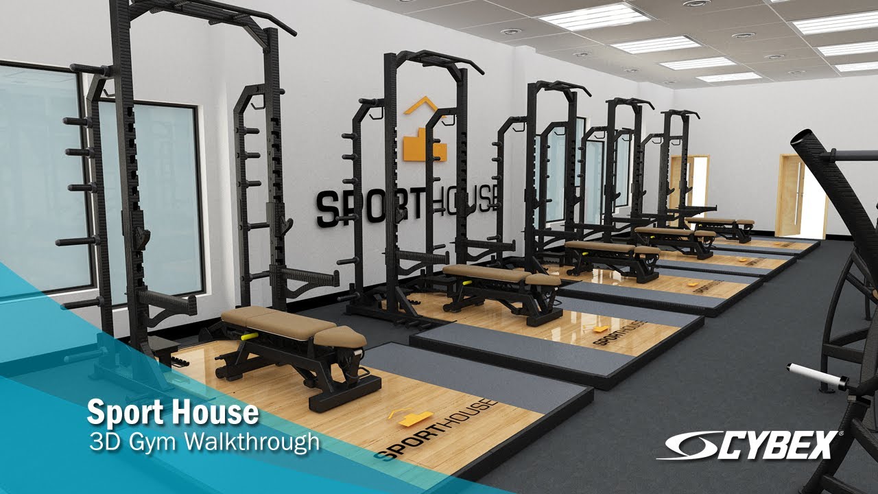 3D Gym Walkthrough - SportHouse London 2012 - Cybex