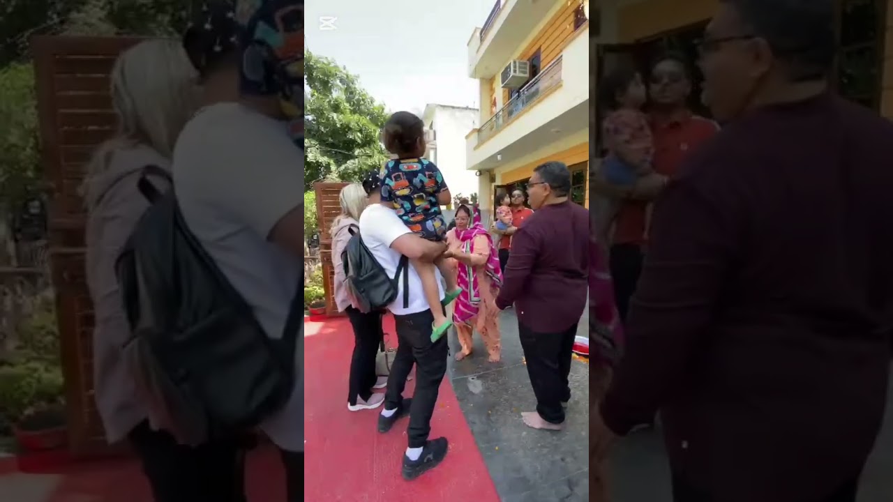 Meeting my Indian family for first time #family #punjabi #india #irish 