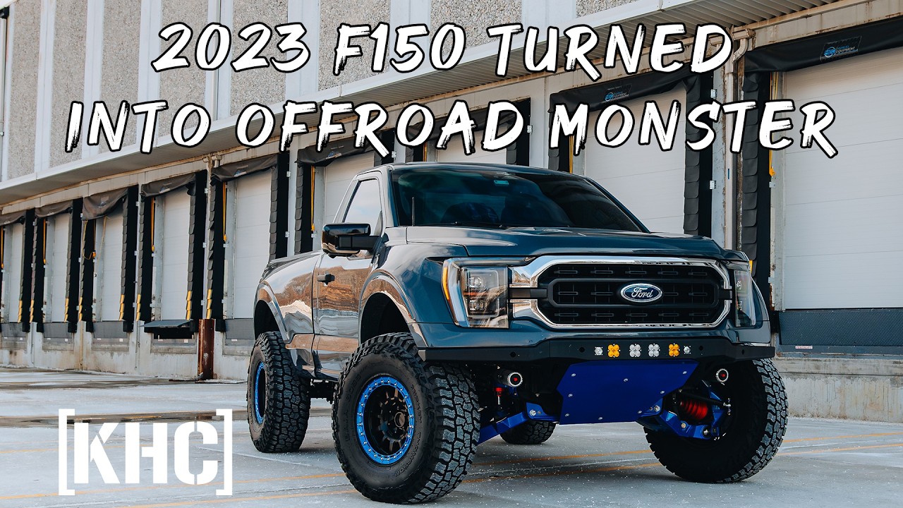 Ford F150 Single Cab 2023 года, превращенный в внедорожного монстра!