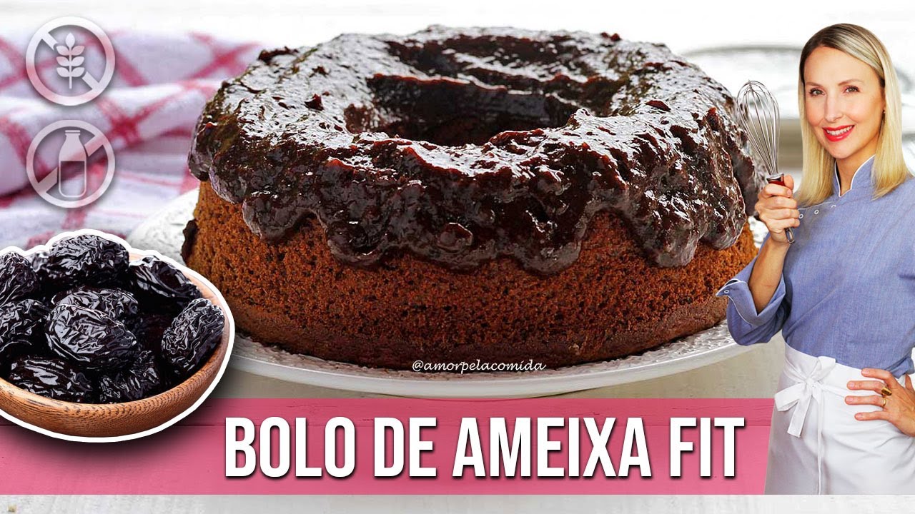 BOLO DE AMEIXA SIMPLES DE LIQUIDIFICADOR SEM TRIGO SEM MANTEIGA
