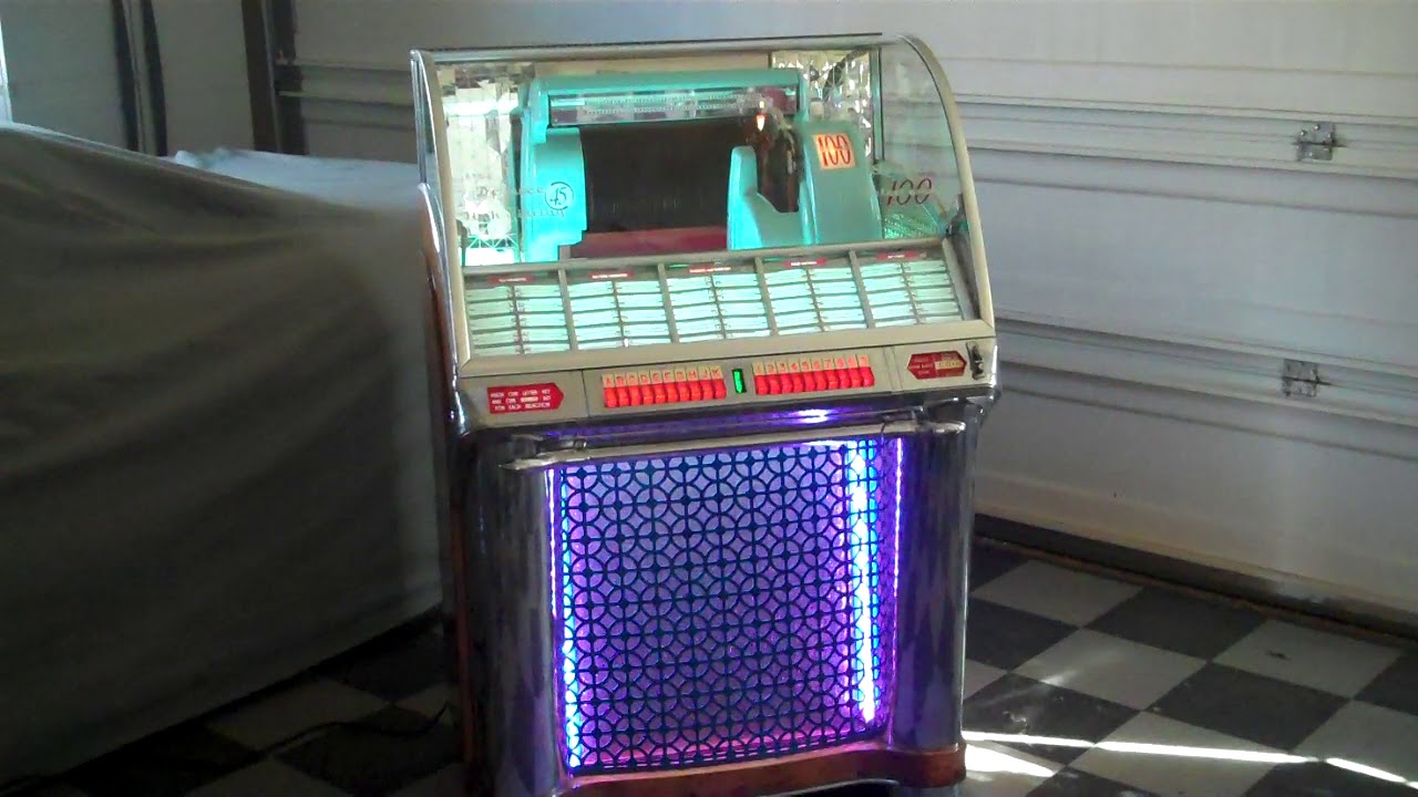 1953 Seeburg G with LED light kit.