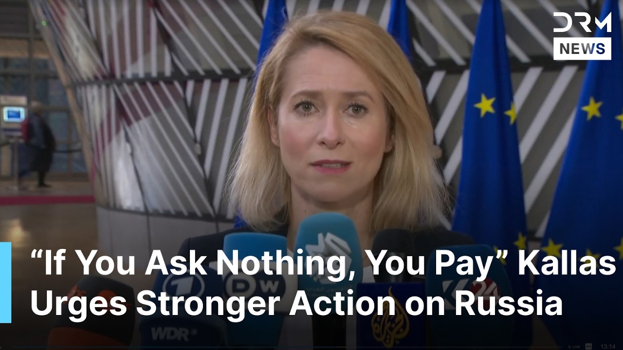 “Pressure Must Be on Russia”: EU's Kaja Kallas Criticizes EU Approach to Sanctions | AC1B