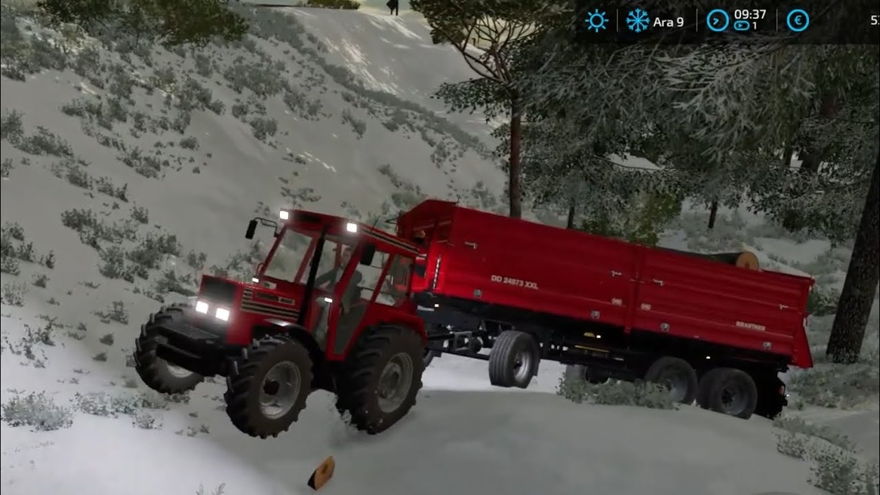 ORMANDA ÖNCE RAMPADA KALDIK SONRA TRAKTÖRÜ DEVİRDİK // TÜMOSAN 8095 // FS 22