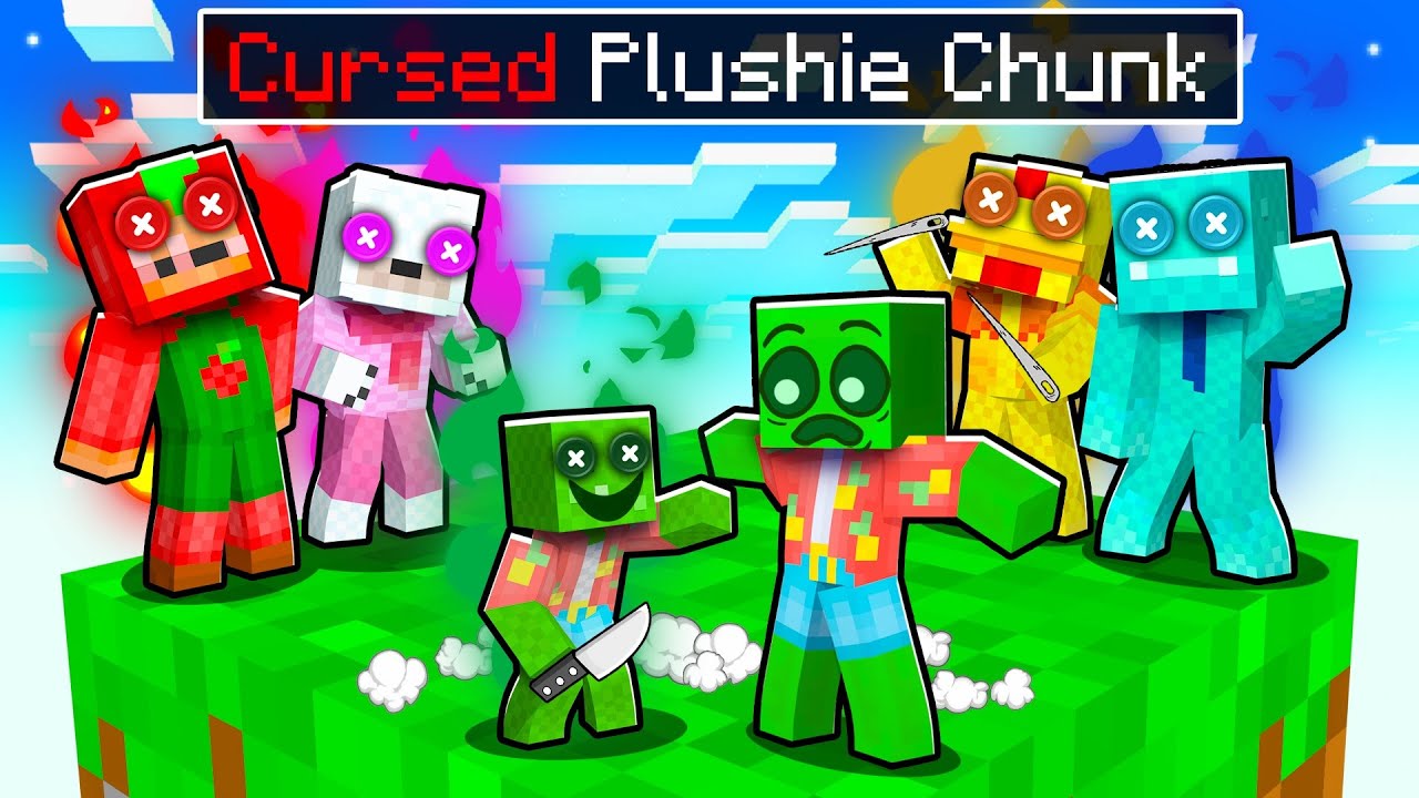 One Slime on a CURSED PLUSHIE Chunk in Minecraft!