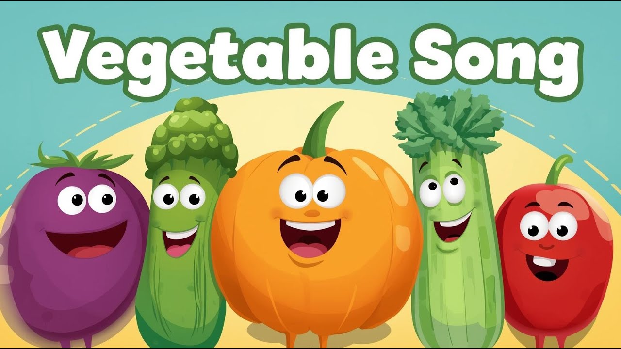 Vegetable Song for Kids | Learn Vegetables Names | Fun & Healthy Veggies Song for Toddlers
