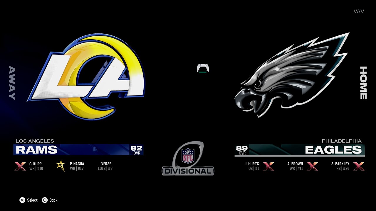 Los Angeles, Rams VS Philadelphia Eagles ￼Win Or Go Home Divisional ￼Showdown