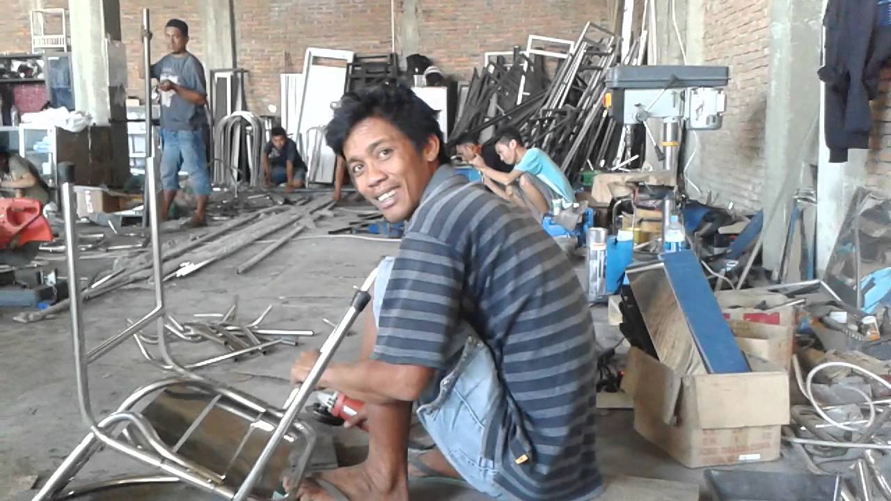 Cara membuat kursi dan membekok pipa stenlise 3/4.