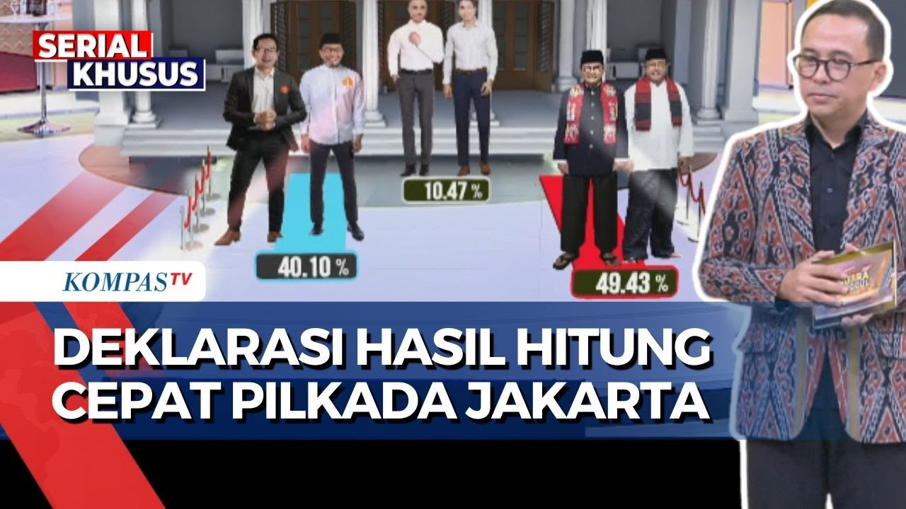 [FULL] Terbaru! Deklarasi Hasil Hitung Cepat Litbang Kompas di Pilkada Jakarta | SERIAL PILKADA