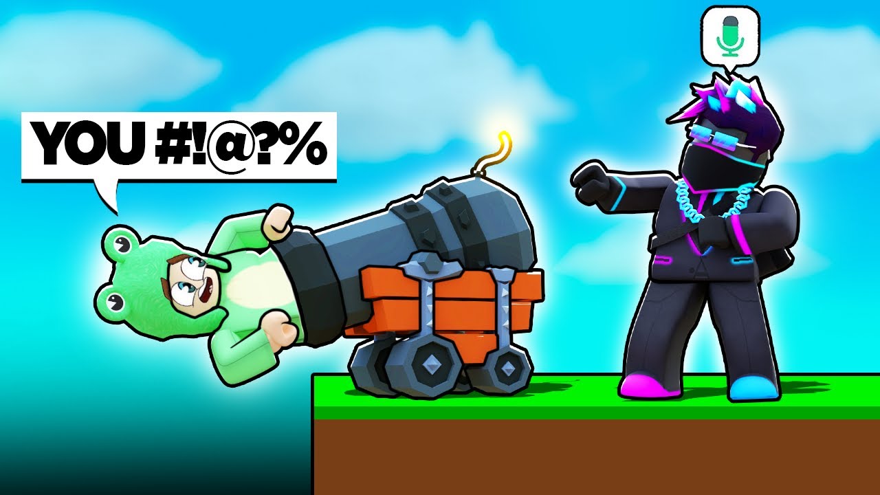Я затроллил токсичного 8-летнего ребенка в BedWars в Roblox!